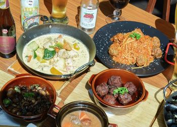 林口美食推薦【ABV地中海餐酒館-林口旗艦店】聚餐首選，期間限定比利時狂歡節！