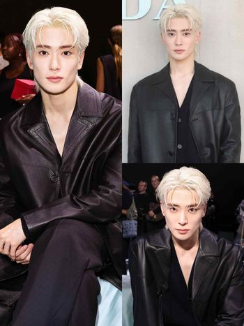 這男人太致命！NCT在玹PRADA大秀「狼系白髮、深V胸膛」看一眼就心狂跳不止！
