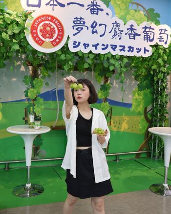 家樂福也有「日本直送麝香葡萄」