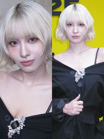 鬼塚虎女王「平井桃」來了！MOMO超辣低胸洋裝+短金髮，仿真AI感美到不科學！