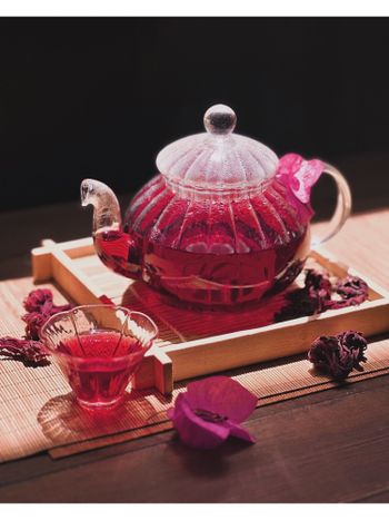 9/21花博圓山市集，新百祿請喝洛神花茶哦🥀