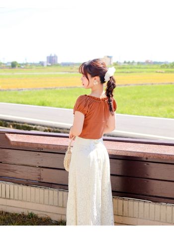 RUの穿搭｜暖橘色系コーデ🍊