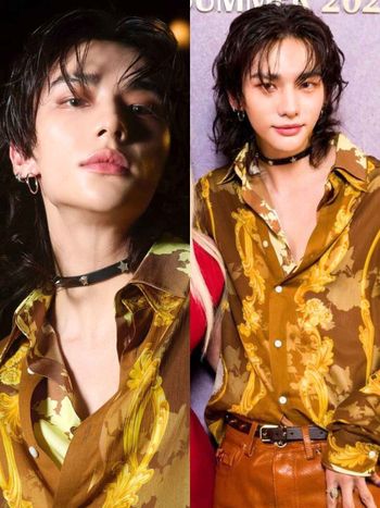Versace小王子SKZ鉉辰「紙醉金迷風」性感看秀、連凡賽斯女王都被他迷倒！