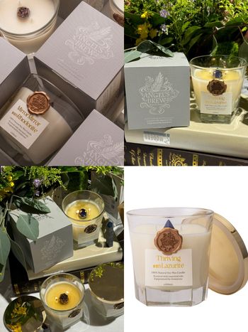 香氛控必備！來自歐洲「晶石能量精油蠟燭」點燃瞬間，桃花、財運都實現！