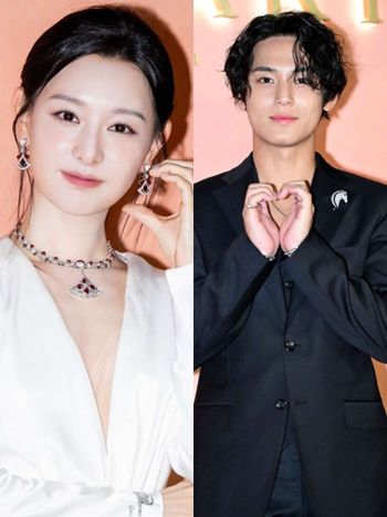 這什麼寶格麗神仙組合！金智媛、SVT珉奎「千金姊弟」合體！濕捲髮狗狗太性感！