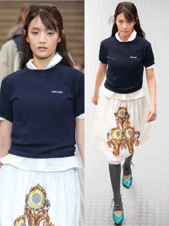 Minnie在Miu Miu直接上台走秀！零血色妝、頹廢風引熱議！網：這是米妮嗎？！
