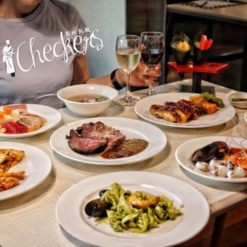 說到台北的Buffet自助餐，絕對不能不提到「台北凱撒大飯店Checkers 自助餐」！