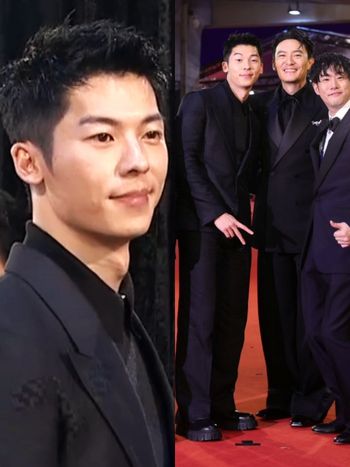 許光漢當兵後首次現身！金馬61紅毯和張震合照全網暴動、FENDI敬業穿好穿滿！