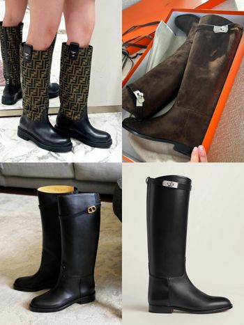 5款人生必收奢牌長靴！FENDI、愛馬仕、Gucci...腿又細又直、買了會愛一輩子！