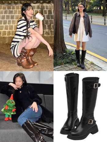 今年冬天長靴流行這樣穿？！12套長靴穿搭圖鑑一次看！Jennie、員瑛女團這幾招必學！