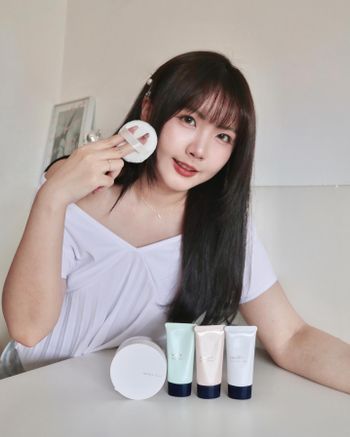 開架口碑王者！media 媚點美肌修色粧前乳三色實擦