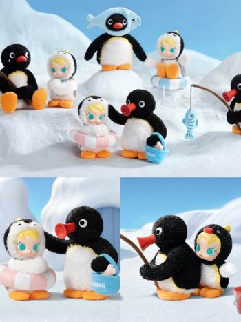 泡泡瑪特跟Pingu聯名了！6款「企鵝變裝MOLLY+垂釣Pingu」爆萌造型必收藏、台灣也買得到！
