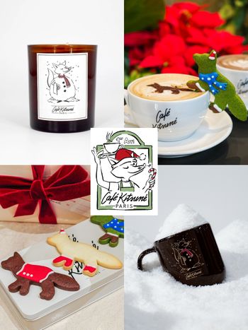 Café Kitsuné小狐狸「聖誕交換禮物」指南！聖誕限定太妃糖拿鐵、熱巧克力太療癒！
