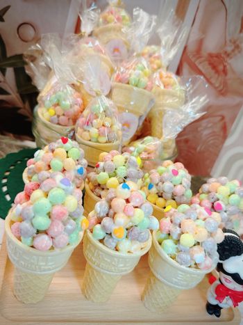 「高雄」甜點❥❥彩球棉花糖甜筒🍦