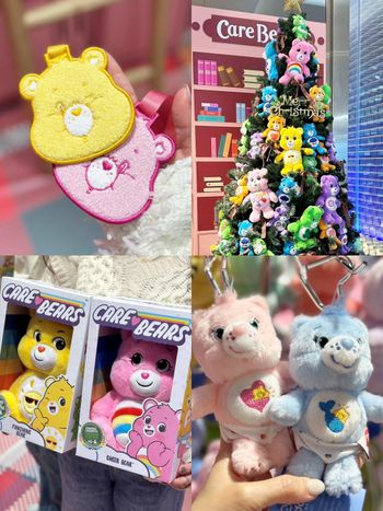 超可愛Care Bears聖誕樹在這！療癒熊熊書店「吊飾、玩偶、馬克杯」會買到剁手！