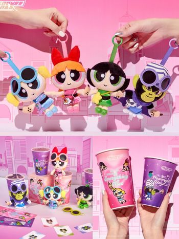 萬波跟《飛天小女警》聯名啦！兩款限定杯身、超可愛「飛天小女警、魔人啾啾磁鐵玩偶盲盒」全都想要！