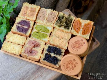 Karen 吃「不貳光」來自台灣精品級客製化車輪餅 