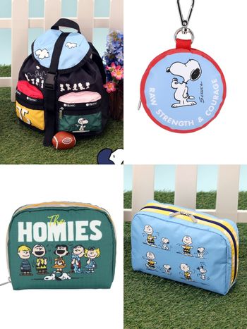 史努比控瘋掉！LeSportsac X Peanuts聯名系列「化妝包、後揹包」錢包撐不住啦！