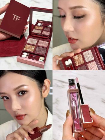 2025限定彩妝推薦！TOM FORD絕美「裸慾玫瑰系列」，雕花眼影盤、琉璃光唇露...散發濃濃女人味！