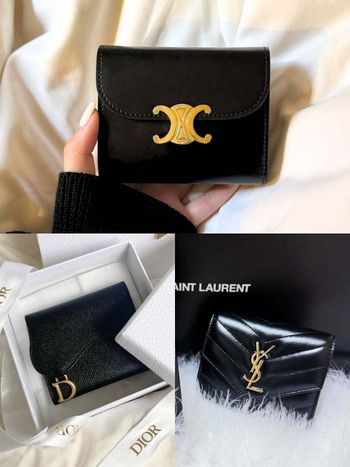 一致公認最招財「6大黑色名牌短夾」推薦！YSL、Dior經典看不膩，價格幫你整理好！