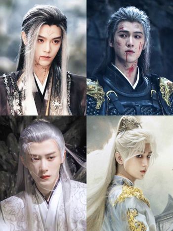近期被讚爆的白髮古裝男神！《九重紫》李昀銳白髮將軍帥瘋，《永夜星河》丁禹兮邪魅拉滿，檀健次「相柳」封神！