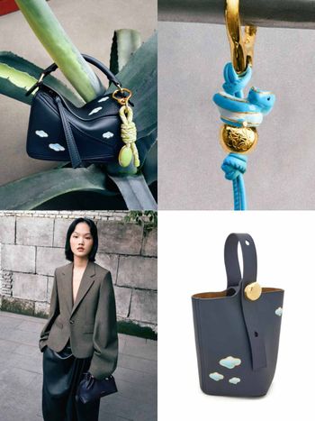 LOEWE 2025新年系列來逼人掏錢了！雲朵Puzzle包、小蛇吊飾...過年禮物從這挑！