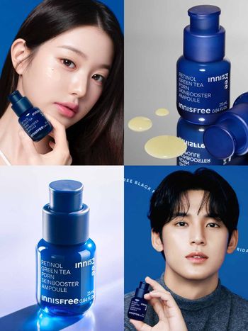 張員瑛、珉奎最愛INNISFREE「水光小藍瓶」正式登台！居家保養也有醫美水光效果，參加巡迴快閃、有機會帶走正貨！