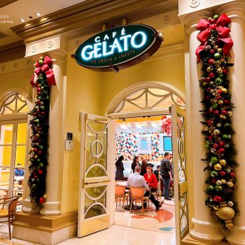 【美國- Las Vegas】手工製作義式冰淇淋│Bellagio Las Vegas│ Cafe Gelato
