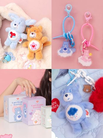 心臟爆擊！Grace GiftＸCare Bears推出六款盲盒！小熊玩偶吊飾共27款等你來收藏！