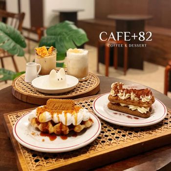 ▫️大阪▫️今日吃「Cafe+82」可愛療癒兔子布丁韓系咖啡廳