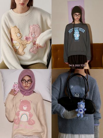 熊熊控發瘋！PAZZO聯名Care Bears「生氣小熊、彩虹熊」毛衣、衛衣想全結帳帶走！