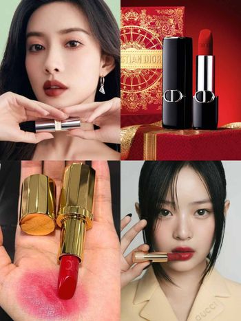 2025新年紅色精品唇膏推薦！DIOR、PRADA、CELINE...，模擬高訂布料質地、高級奢牌香氣，細節太優雅！