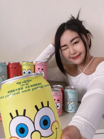 超可愛海綿寶寶日式汽水分享