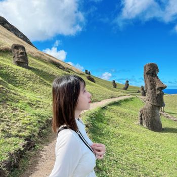 【智利-Easter Island】摩艾的誕生地 | 摩艾石像製造工場 | Rano Raraku