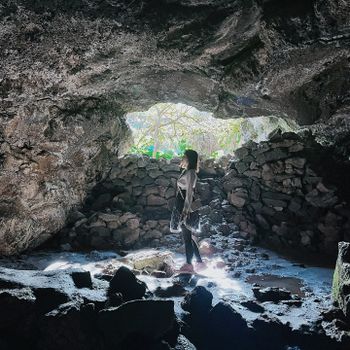 【智利-Easter Island】復活節島火山洞口 | Banana Cave | Ana Te Pahu