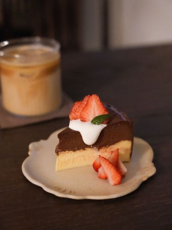 大橋頭站《hapacoffee》｜草莓巧克力巴斯克激推！