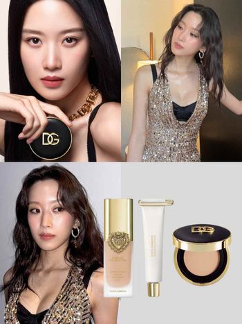 2024百貨週年慶必買彩妝推薦！文佳煐最愛D&G Beauty，超甜價格入手同款玫瑰水光氣墊！