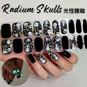 萬聖節指甲彩繪—萬聖節美甲：光怪髏離