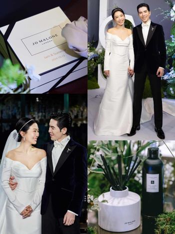 蕭敬騰世紀婚禮指定香氛！Jo Malone婚禮小物推薦，客製化伴手禮，夢幻到一人想拿兩份！