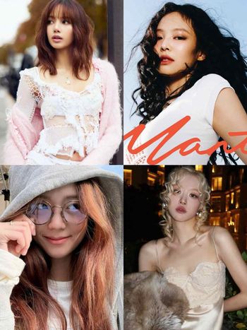 2024下半年韓星回歸髮型解析！Jennie捲髮超顯瘦、秋冬必染Jisoo同款蜜糖香檳棕！