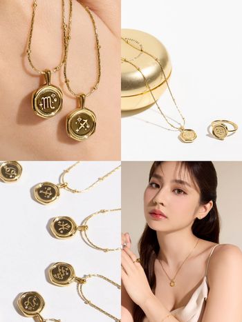 國民飾品品牌vacanza新品太美！12星座封蠟系列「戒指、項鍊」千元生日禮物首選！