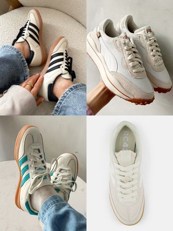 秋冬鞋櫃必備「奶油餅乾色」球鞋！adidas、PUMA這雙太可愛，之前怎麼沒發現？！