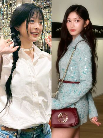 Gucci雙女神合體啦！Hanni麻花辮子可愛爆擊、IVE忙內Leeseo驚艷全網！