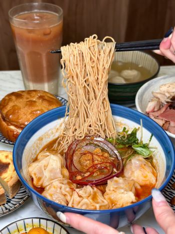 創意港式料理｜推薦厚煮蝦湯麵🦐港島主麵