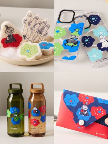 Pinkoi跟日妞最愛的SOU·SOU、嚕嚕米三方聯名啦！獨家印花爆美手機殼、冷水壺必買週邊一次看！