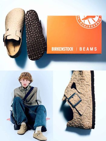 鞋櫃就缺這雙！BIRKENSTOCK x BEAMS再度聯手！全新「骨紋勃肯鞋」超有質感！