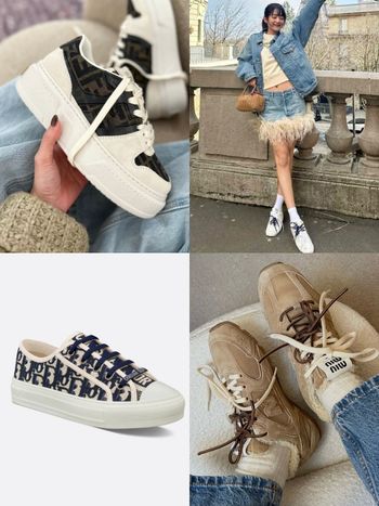 2024年末話題度超高5雙奢牌球鞋！FENDI細腿厚底、MiuMiu買到真的超幸運！