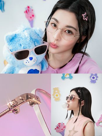  JILLSTUART X Care Bears推出聯名眼鏡！《影后》南瓜小姐詹子萱也超愛！