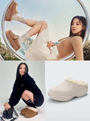 秋冬就是毛毛鞋天下！5雙明星同款推薦！Jisoo穿UGG、趙露思那雙穿起來腿超細！