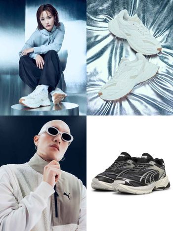 PUMA放大絕！2024秋冬新爆款「Y3K奶油色球鞋」開賣了！王淨同款穿起來超瘦！